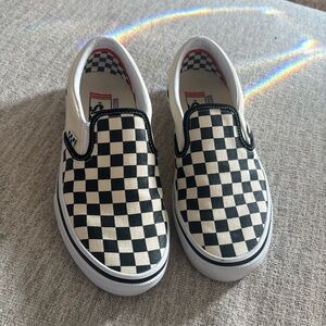 Checkered popcush vans